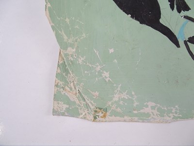 Lot 33 - BRANDED (1950) - A home made hand-painted 30"...