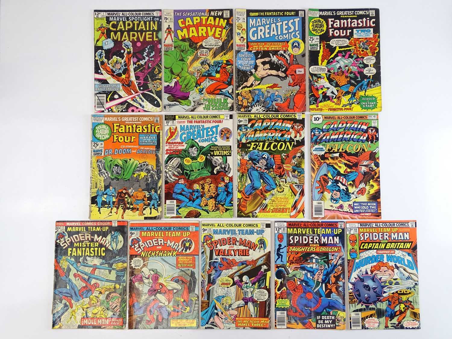 Lot 26 - MARVEL SPOTLIGHT, CAPTAIN MARVEL, MARVEL'S...