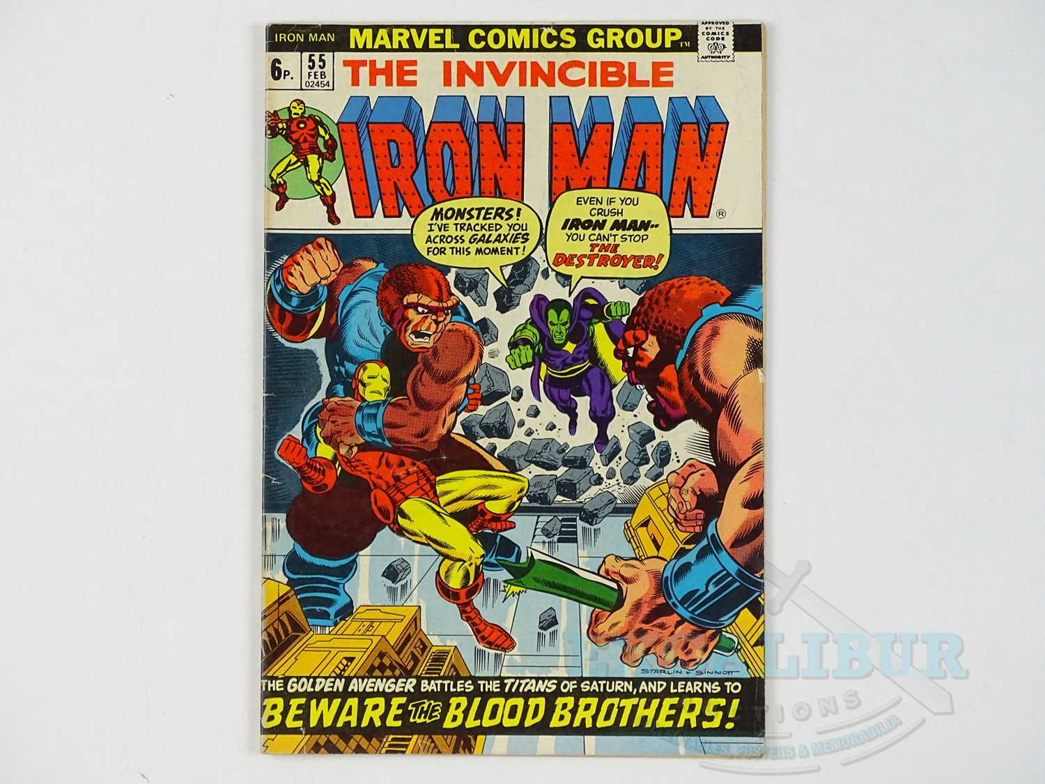 Lot 294 - IRON MAN #55 - (1973 - MARVEL - UK Price...