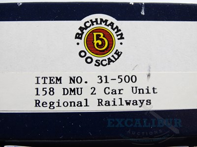 Lot 376 - A BACHMANN OO gauge 31-500 class 158 two car...