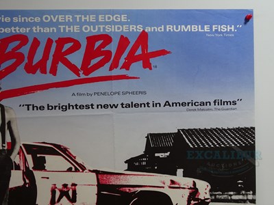 Lot 352 - SUBURBIA (1984) - A UK Quad movie poster -...
