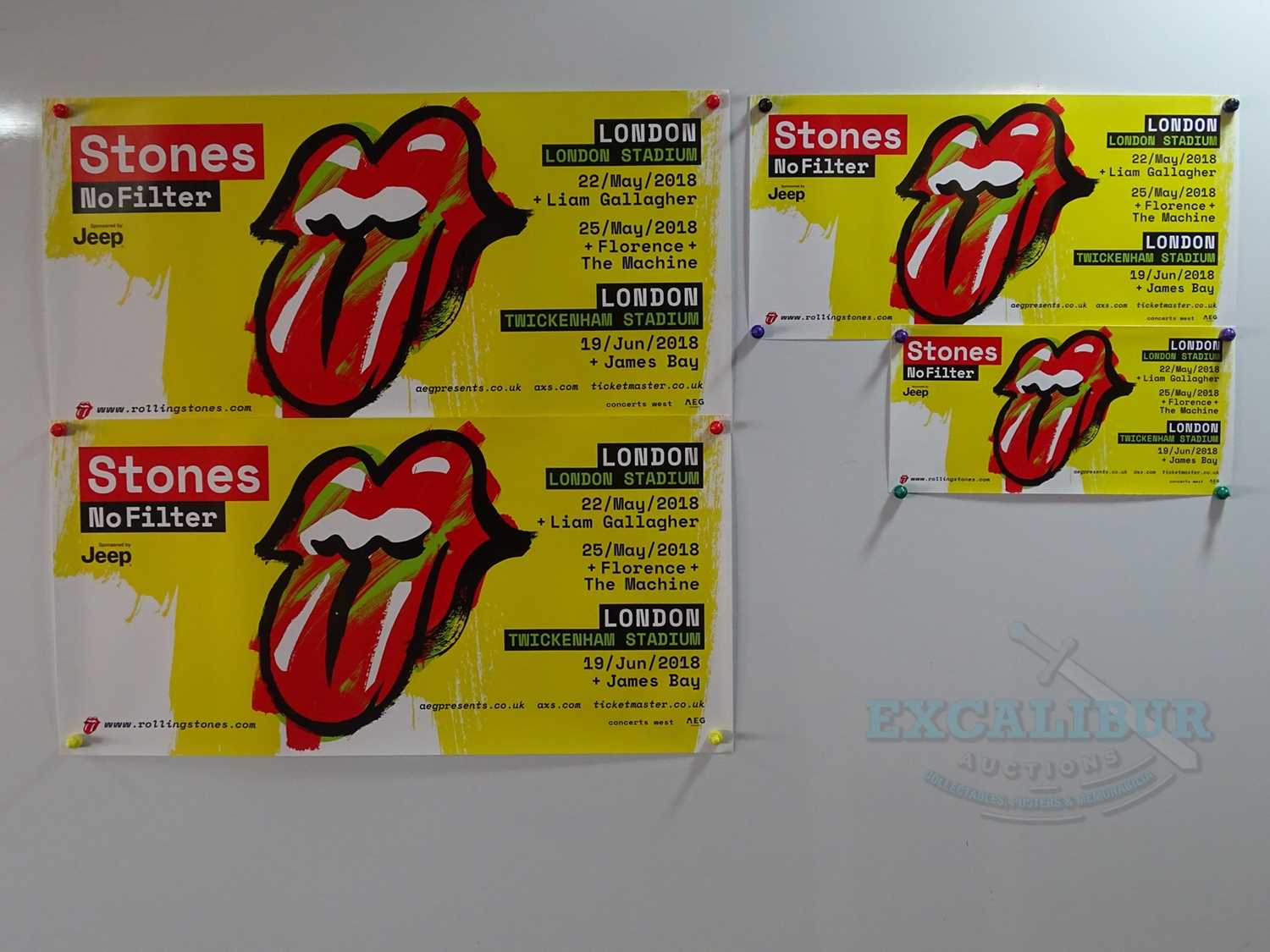 Lot 74 - THE ROLLING STONES - A group of four...