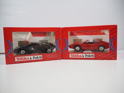 Lot 112 - A group of TONKA POLISTIL 1:18 and 1:24 scale...