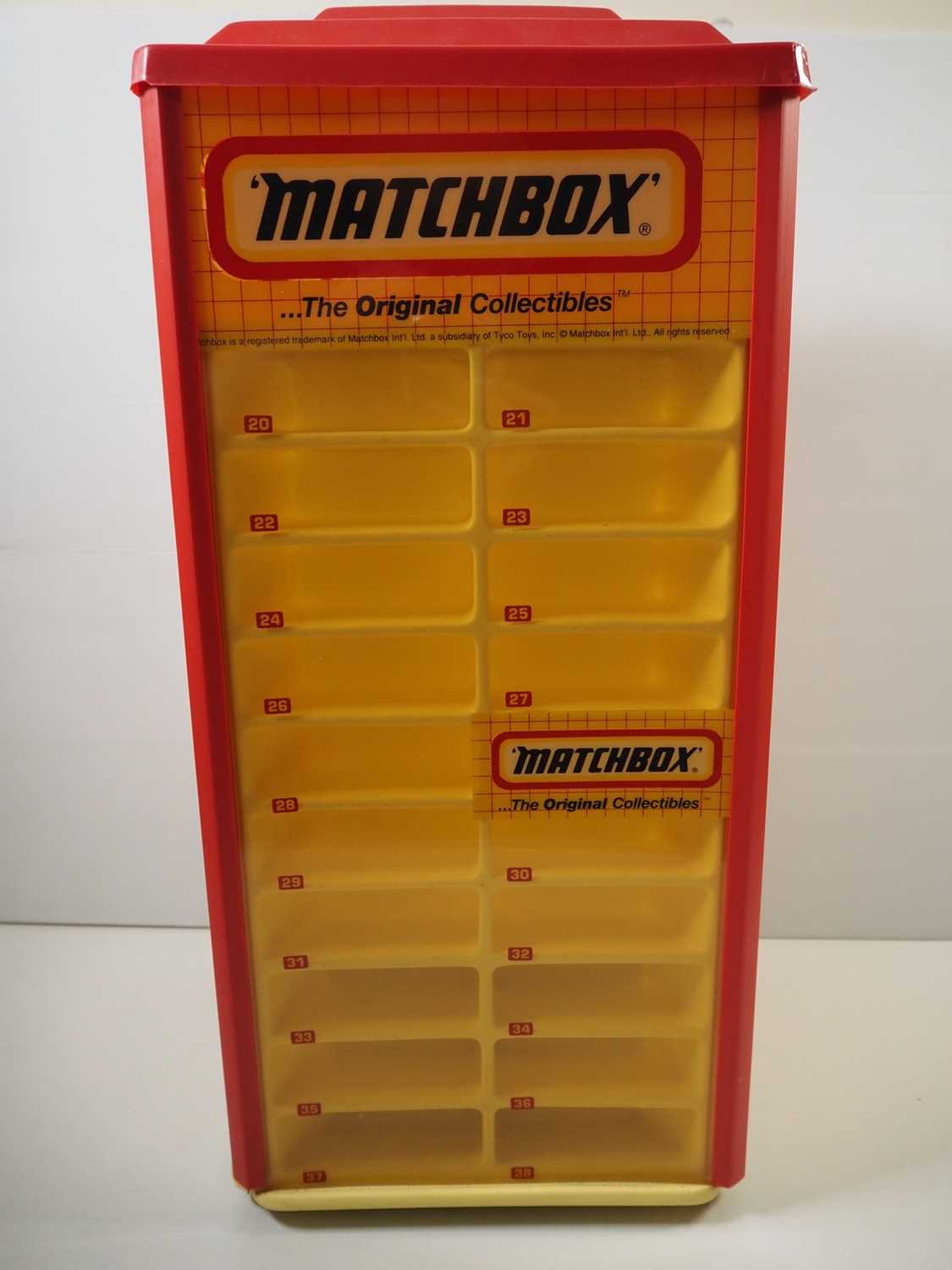 Lot 2 - A MATCHBOX 1-75 rotating shop display carousel,