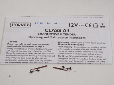 Lot 374 - A HORNBY OO gauge R2340 class A4 steam...