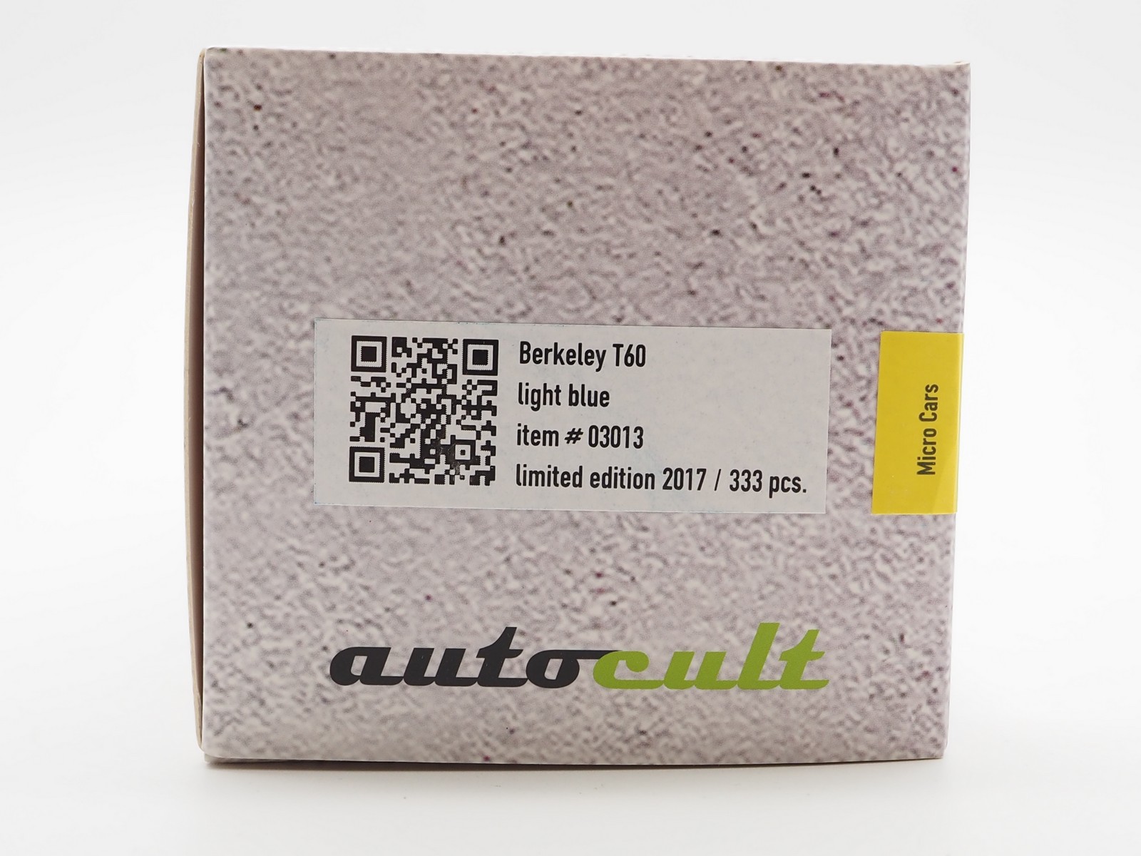 Autocult Berkeley T60 – Modèle Réduit Voiture 1:43 – Résine – France – Occasion