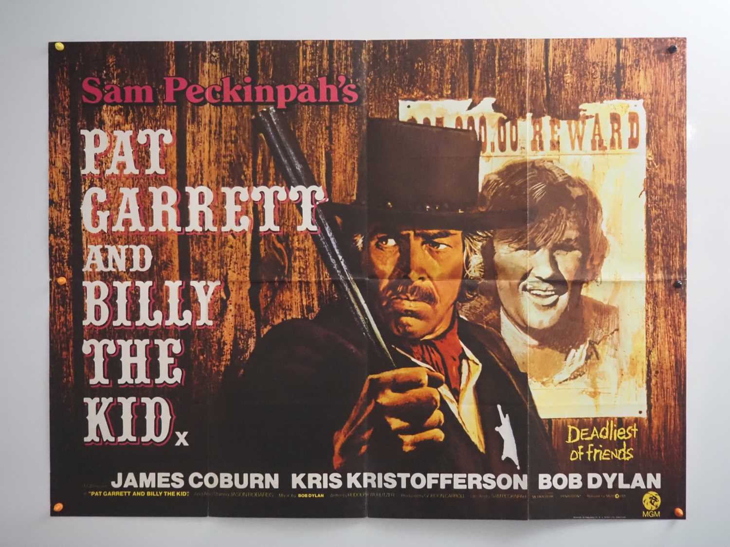 Lot 311 - PAT GARRETT AND BILLY THE KID (1973) British...