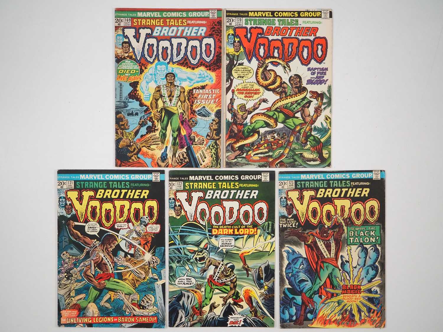 Lot 9 - STRANGE TALES #169 to 173 (5 in Lot) -...