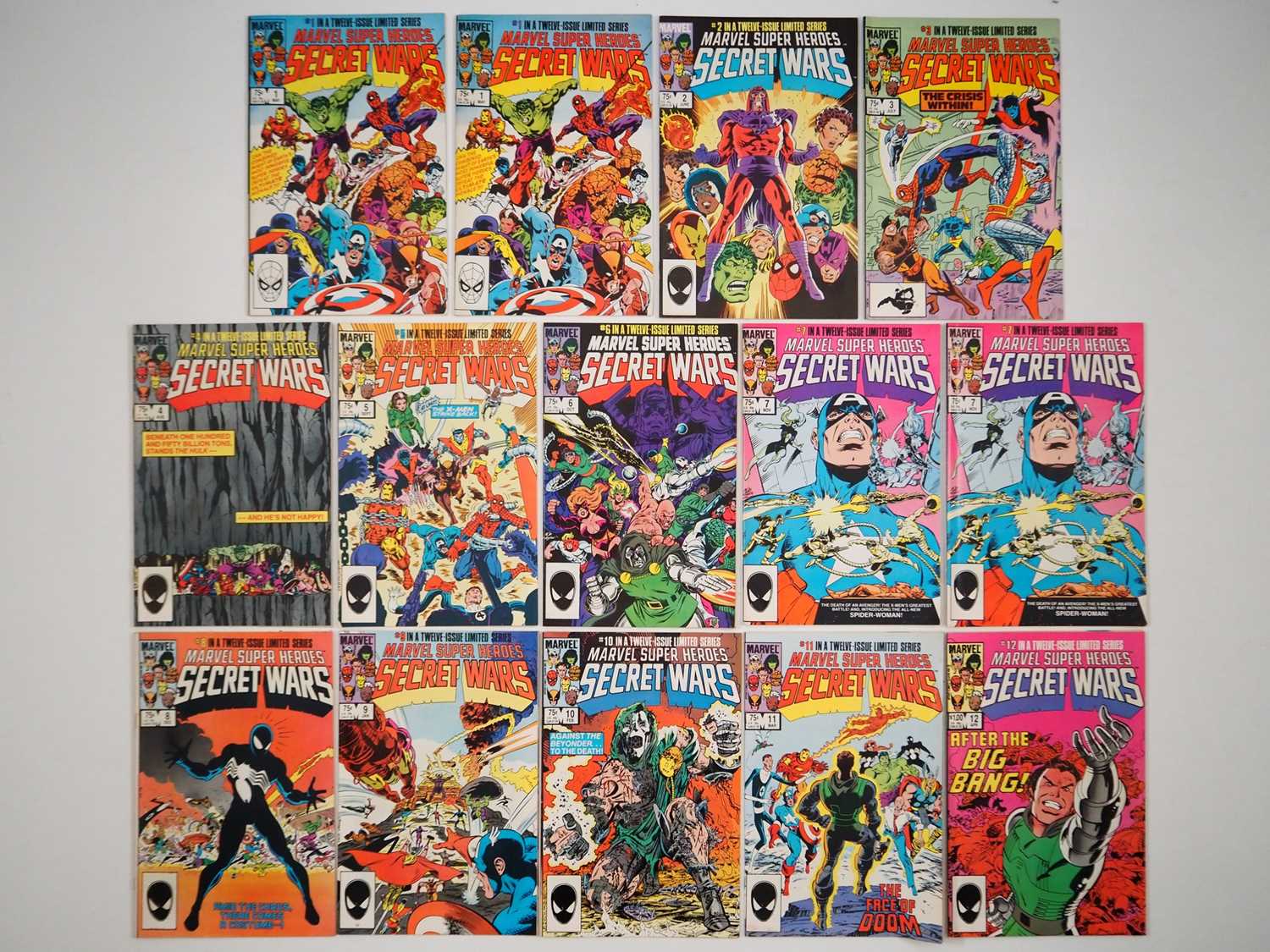 Lot 14 - MARVEL SUPER HEROES SECRET WARS #1(x2), 2, 3,...