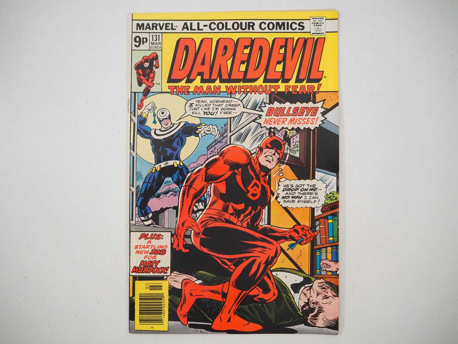 Lot 27 - DAREDEVIL #131 - (1976 - MARVEL - UK Price...