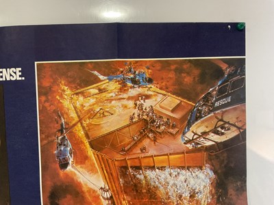 Lot 89 - THE TOWERING INFERNO (1974) - UK Quad film...
