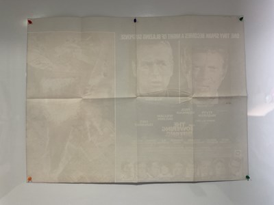 Lot 89 - THE TOWERING INFERNO (1974) - UK Quad film...