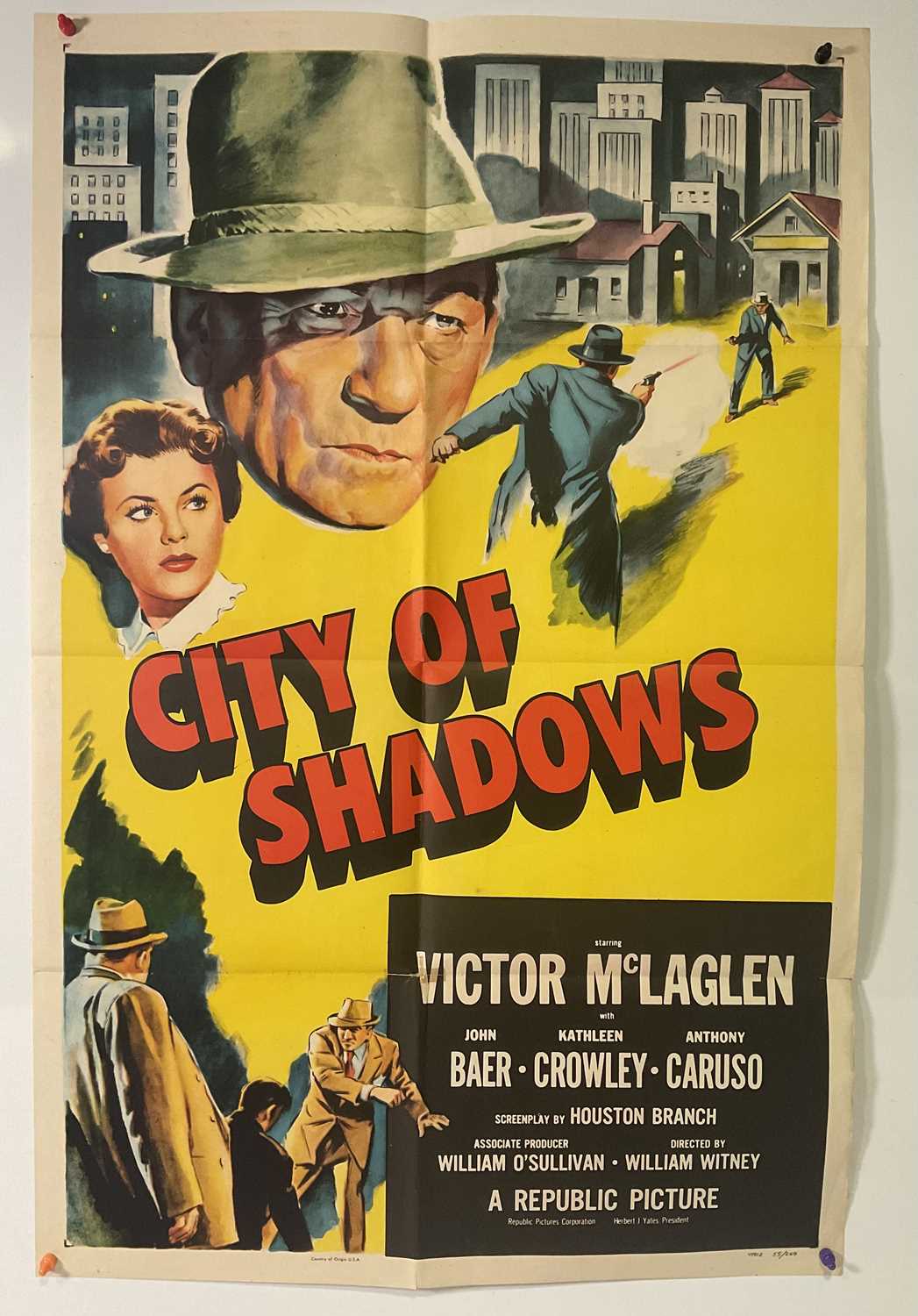Lot 77 - CITY OF SHADOWS (1955) Republic, U.S....