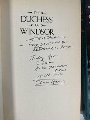 Lot 40 - A group of autographed books signed by famous...