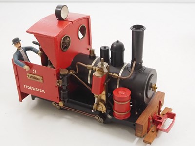 Lot 546 - A REGNER G scale live steam 0-4-0 'Wilma'...