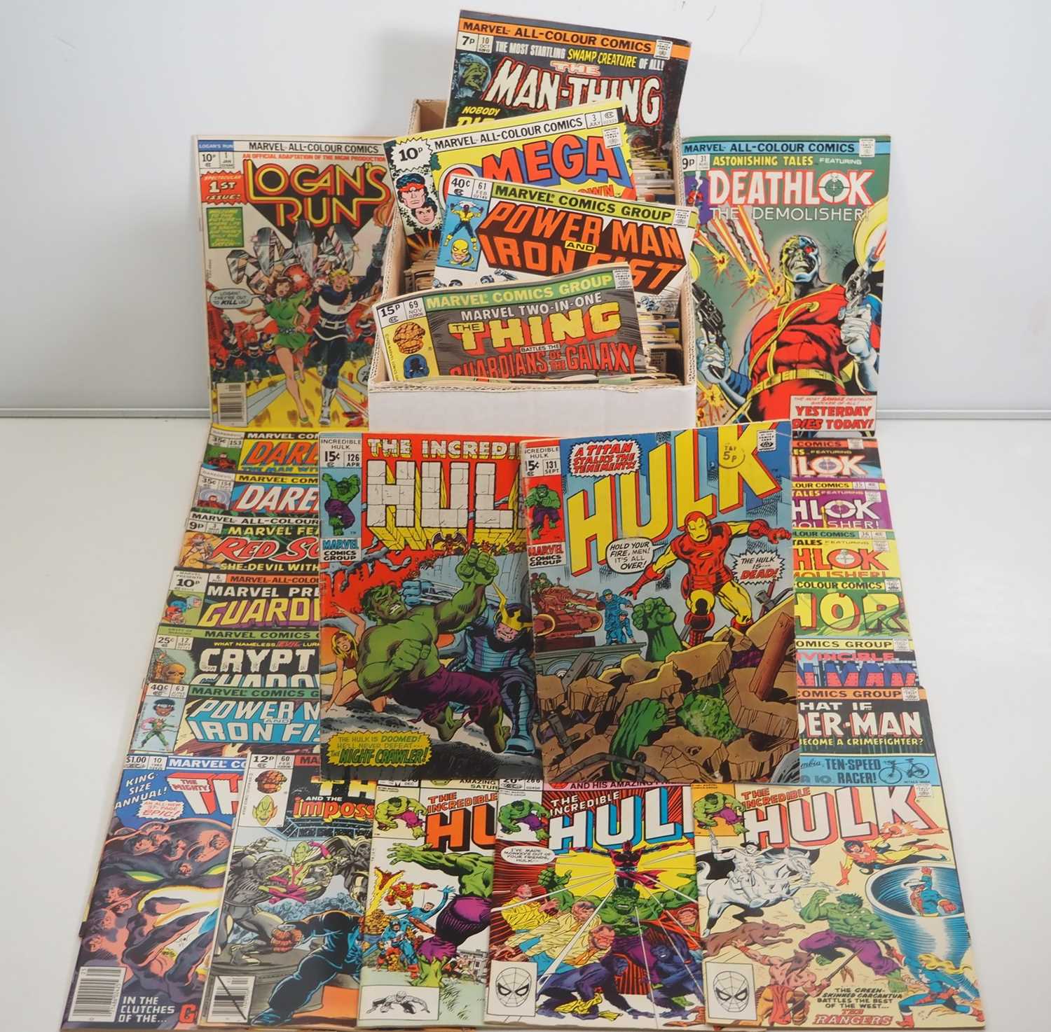 Lot 67 - EXCALIBUR MARVEL LUCKY DIP JOB LOT 200+ COMICS...