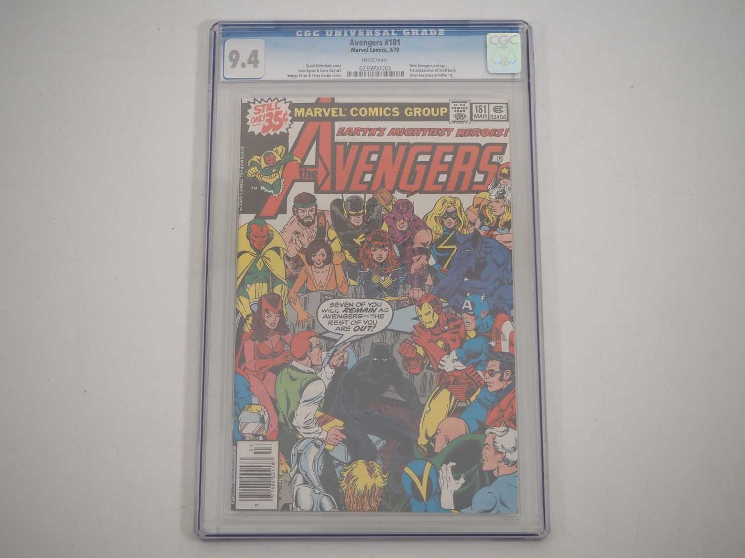 Lot 32 - AVENGERS #181 (1979 - MARVEL) - GRADED 9.4(NM)...