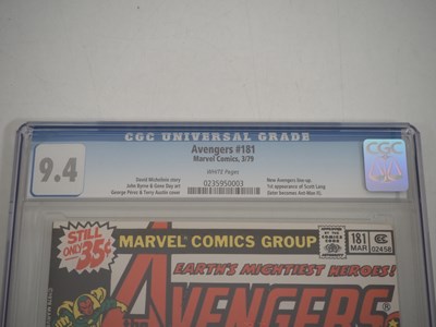 Lot 32 - AVENGERS #181 (1979 - MARVEL) - GRADED 9.4(NM)...