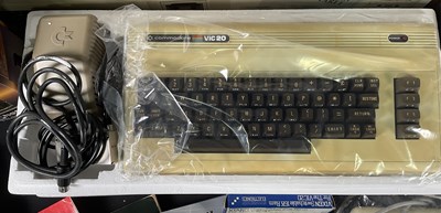Lot 359 - A Commodore Vic-20 colour computer complete...