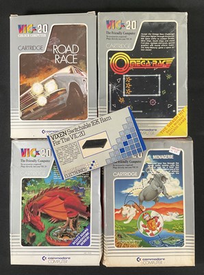 Lot 359 - A Commodore Vic-20 colour computer complete...