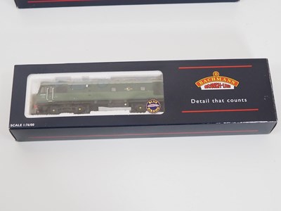 Lot 393 - A group of BACHMANN OO gauge diesel...