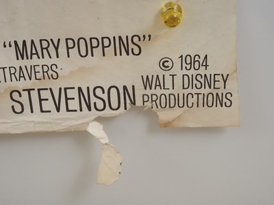 Lot 123 - MARY POPPINS (1964) original UK Quad film...