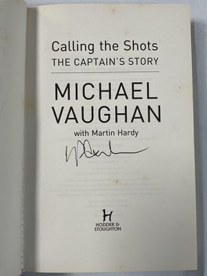 Lot 12 - SPORT - A group of cricketer-signed books...