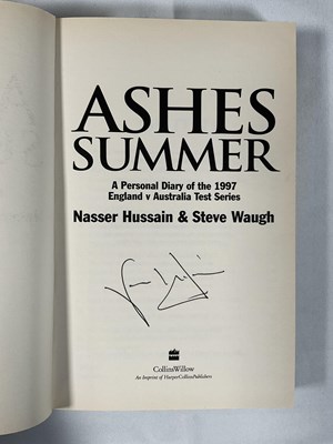 Lot 12 - SPORT - A group of cricketer-signed books...