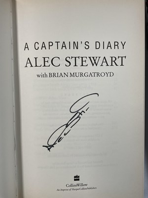 Lot 12 - SPORT - A group of cricketer-signed books...