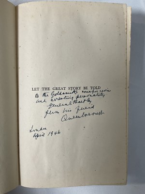 Lot 34 - WAR AND HISTORY - A collection of autographed...