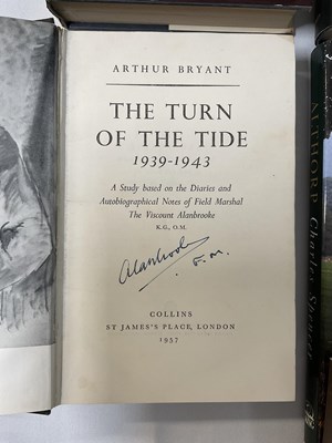 Lot 34 - WAR AND HISTORY - A collection of autographed...