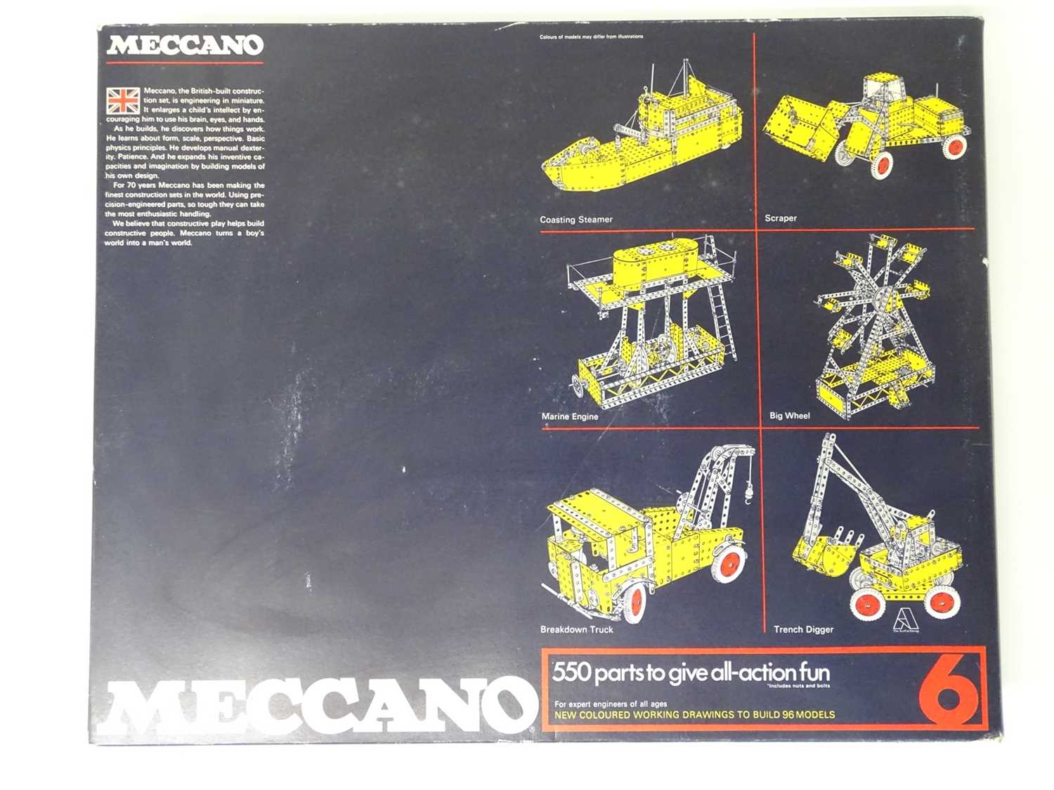 Lot 7 - VINTAGE TOYS: MECCANO - A 550 part 'MECCANO 6'...