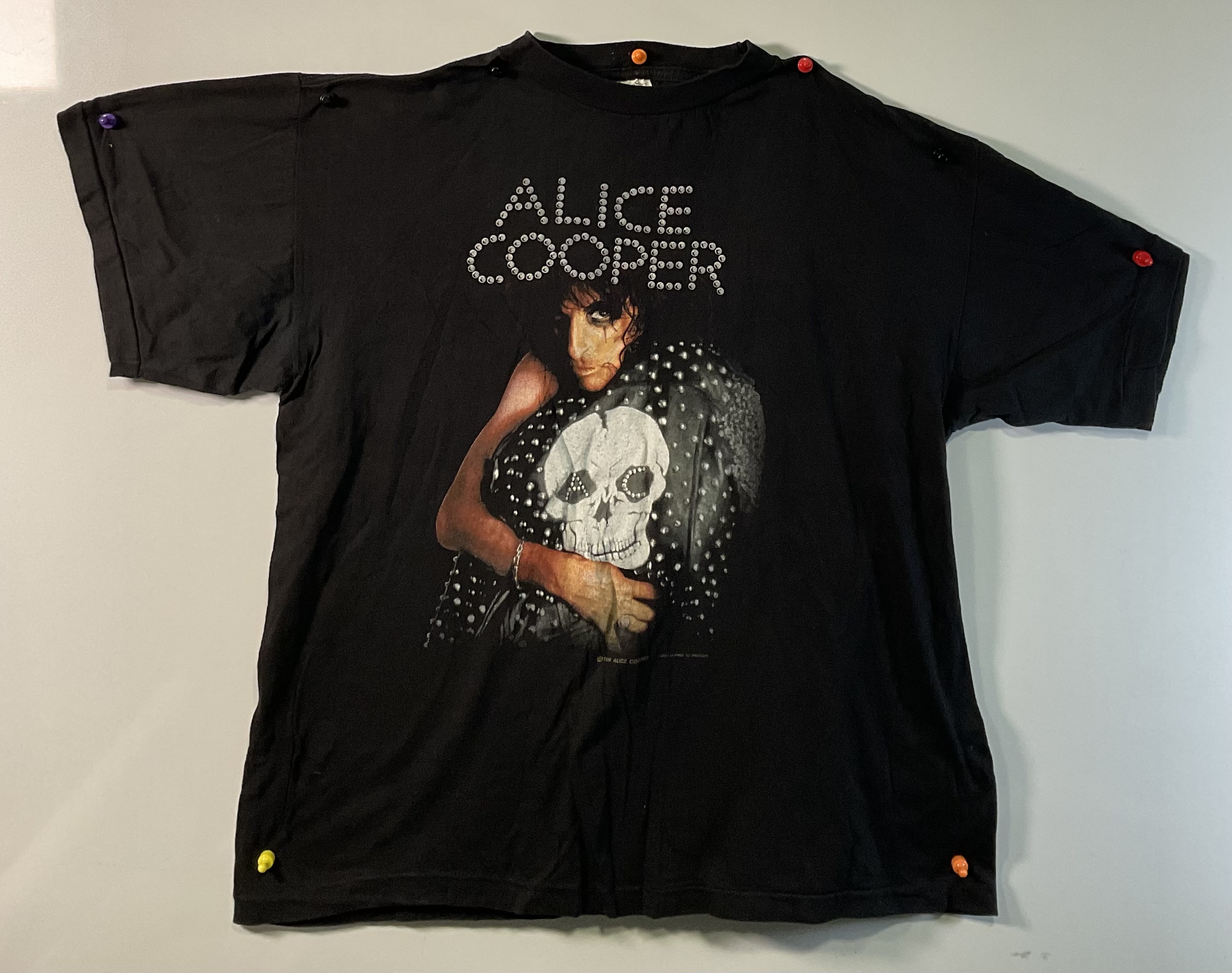 激レア★Alice Cooper TRASHES 1989年カナダツアーTシャツ Lot 440 - ALICE COOPER TRASH (1989) - A group of Alice
