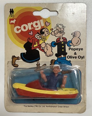 Lot 7 - A pair of CORGI Juniors #67 Popeye boat and...
