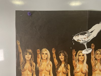 Lot 296 - SALON KITTY (MADAM KITTY) (1976) UK Quad film...