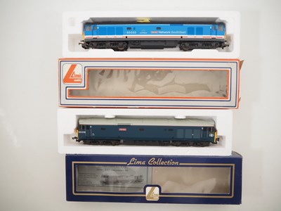 Lot 121 - A group of LIMA OO gauge class 50 diesel...