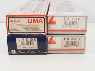 Lot 121 - A group of LIMA OO gauge class 50 diesel...