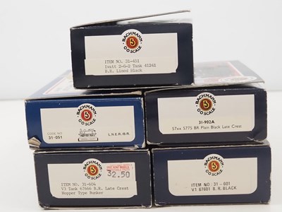 Lot 241 - A group of BACHMANN OO gauge small steam tank...