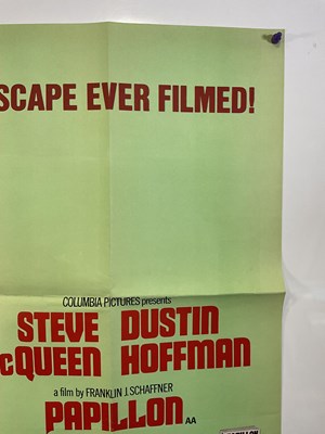 Lot 116 - PAPILLON (1973) UK Quad film poster, Steve...