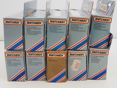 Lot 401 - MATCHBOX - 'Convoy' series articulated lorries...