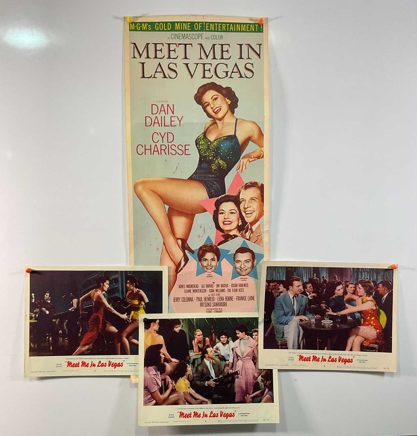 Lot 41 - MEET ME IN LAS VEGAS (1956) US insert film...