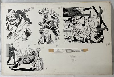 Lot 20 - BATMAN - A MYSTERY - A pair of original art...