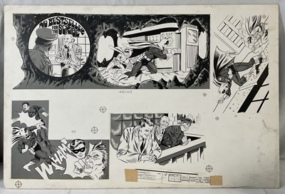 Lot 20 - BATMAN - A MYSTERY - A pair of original art...