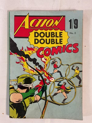 Lot 10 - ACTION DOUBLE DOUBLE COMICS #1-4 (190-71) and...
