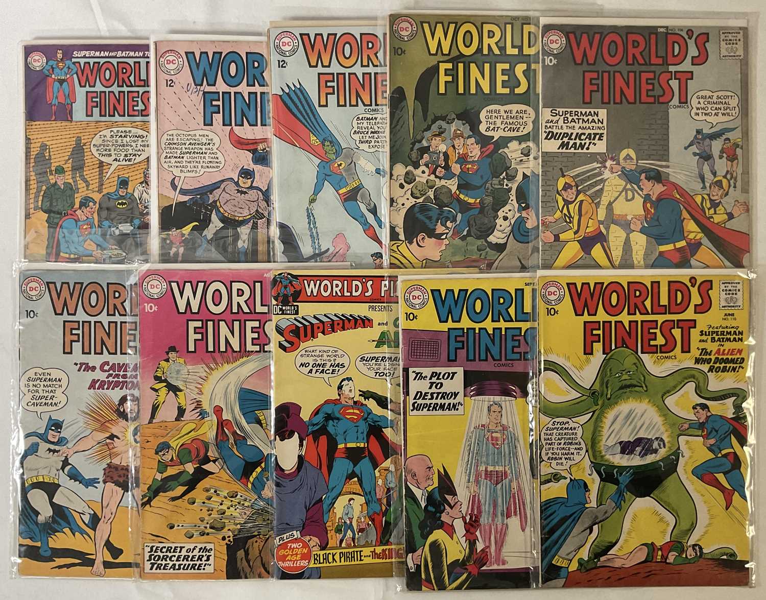 Lot 29 - WORLD'S FINEST - A group of Silver Age DC...