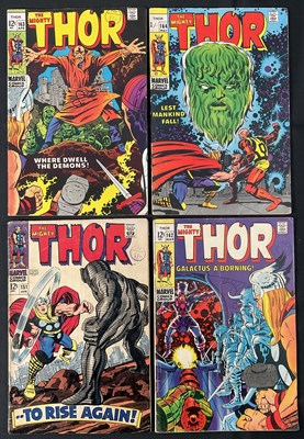 Lot 39 - A group of Silver Age THOR comics #150-153,...
