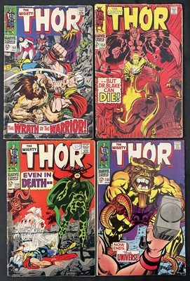 Lot 39 - A group of Silver Age THOR comics #150-153,...