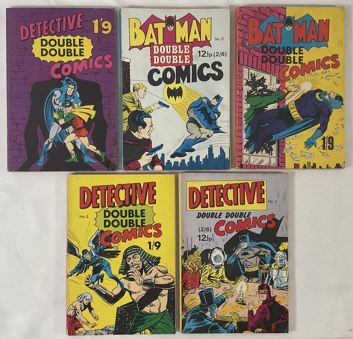 Lot 8 - A group of DC DOUBLE DOUBLE comics published...