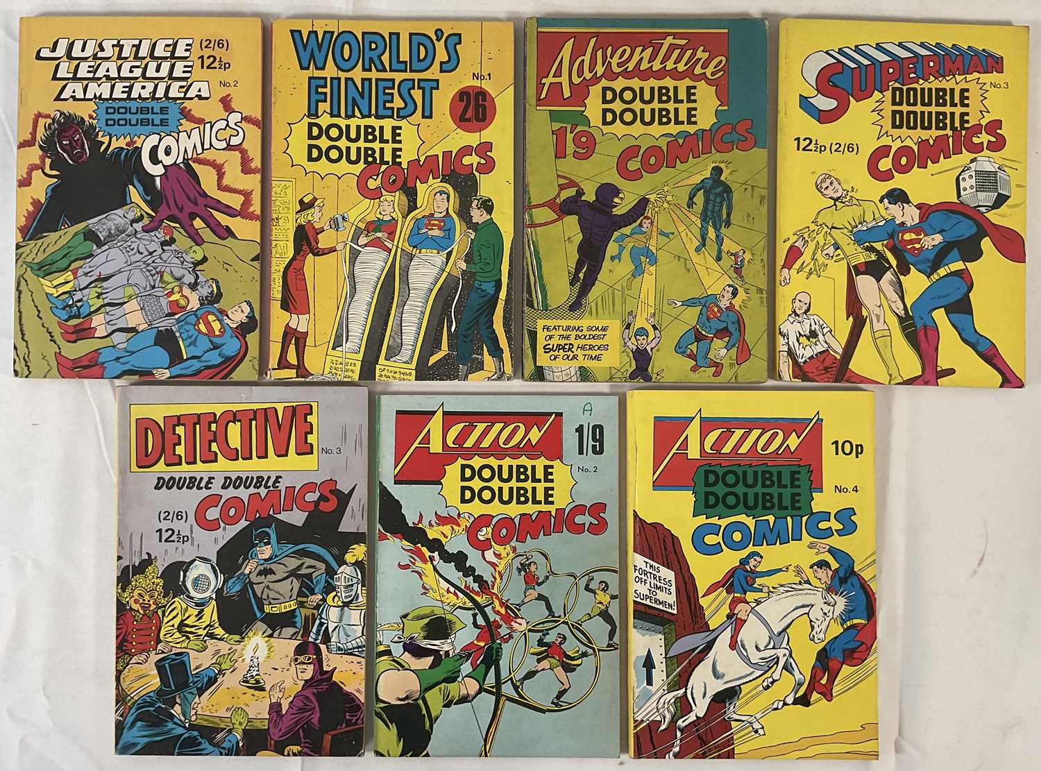 Lot 22 - A group of DC DOUBLE DOUBLE COMICS published...