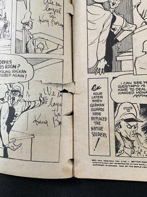 Lot 224 - BETTER COMICS vol. 3 #1 (Dec-Jan 1943 / 44,...